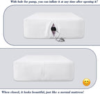 Air Mattress Sheet Set with Inflation Opening, Full, White