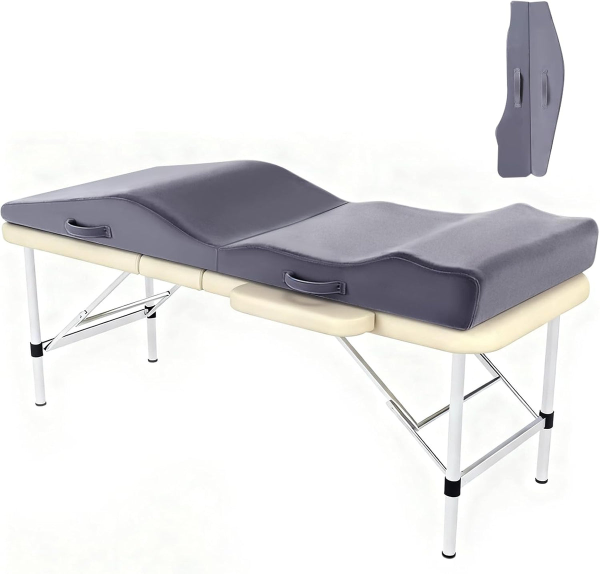 Lash Bed Topper 71"x28"x7" Ergonomic Foam Cushion