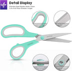 iBayam 36-Pack 8" Heavy Duty Scissors, Sharp Comfort-Grip, Left/Right Hand