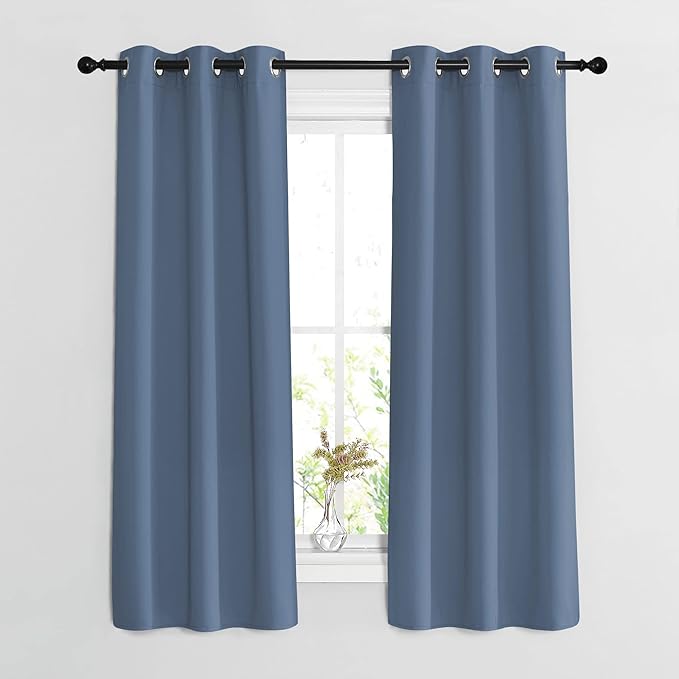 NICETOWN Blackout Curtains & Drapes 63 inch Long by NICETOWN