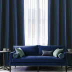 MIULEE 2 Panels Blackout Velvet Curtains Solid Soft Grommet Royal Blue Curtains - Image 6
