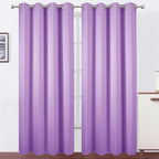 LEMOMO Blackout Curtains 52 x 120 Inch Long Lavender Curtains Set of 2 Panels by Lemomo
