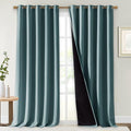 NICETOWN Aqua 100% Blackout Curtains by NICETOWN