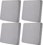 Newwiee Set of 4 Stretch Patio Cushion Covers Sofa Couch Seat Chair Slipcovers by Newwiee