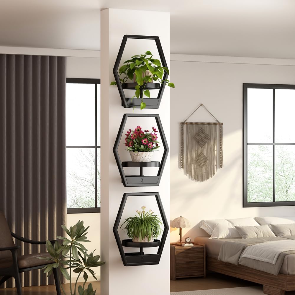 Wall Plant Holde Metal Hanging Planters Plant Stand Indoor Hanger