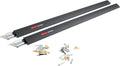 Rubbermaid Fasttrack Wall Mounted Storage and Organization System Rail Horizontal 48" 2-Pack Holds up to 1750 pounds Each Rail for Home/Garage Storage and Organization
