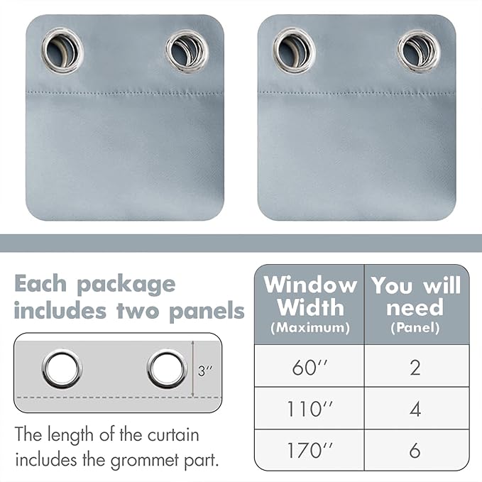 MIULEE Blackout Curtains 96 Inches Long - Image 6