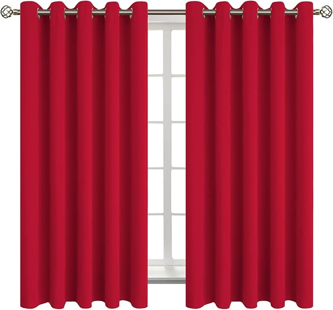 BGment Room Darkening Curtains 63 Inches Long by BGment
