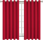 BGment Room Darkening Curtains 63 Inches Long by BGment