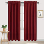 DWCN Christmas Blackout Curtains Room Darkening Thermal Insulated Bedroom by DWCN