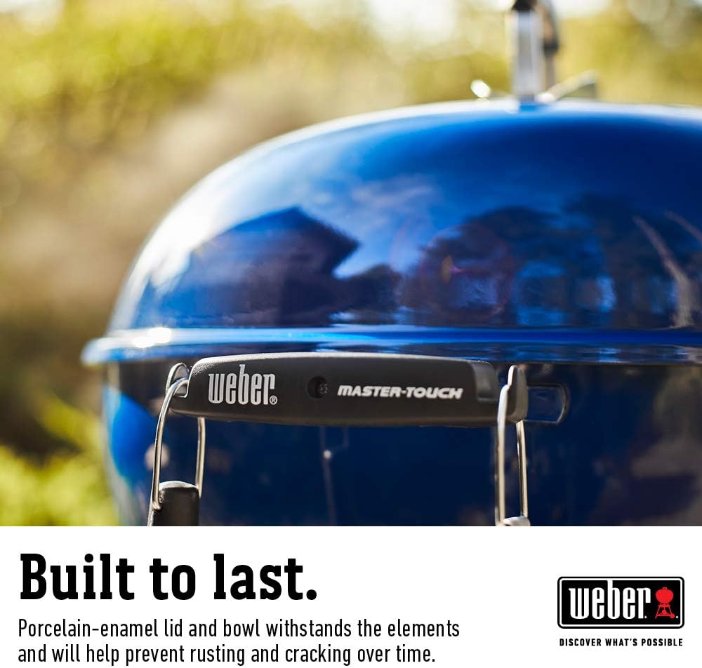 Weber® Master-Touch Charcoal Grill, 22-Inch, Deep Ocean Blue
