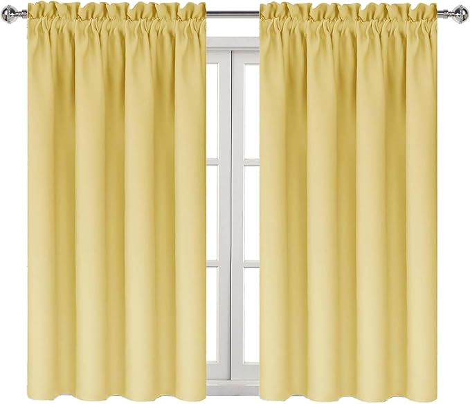 DWCN Blackout Curtains for Bedroom – Rod Pocket Thermal Insulated Noise - Image 9