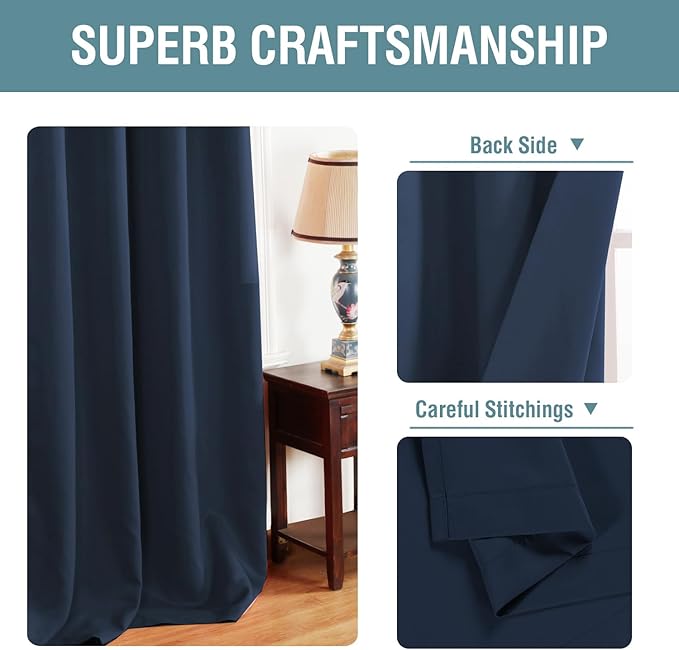 H.VERSAILTEX Thermal Insulated Blackout Curtains - Image 3