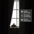 Estelar Textiler Purple and Greyish White Blackout Curtains 72 Inch Length 2 - Image 3