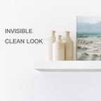 QEEIG Floating Shelf for Wall Small Shelf (White, Set of 1, 15.7" x 6.7")