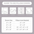 Velvet Throw Pillow Covers 22×22 Inch Decorative Pillows Cover Neutral Soft - Image 6