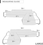 Easy-Going Sofa Slipcover L Shape Sofa Cover Sectional Couch Cover Furniture - Image 7