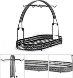 Mug Holder Coffee Cup Rack Stand - Wrought Iron Mug Rack Tea Set Organizer