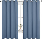 NICETOWN Blackout Curtains for Kitchen Window, Sound & Heat & Cold Reducing - Image 2