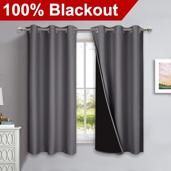 NICETOWN 100% Blackout Curtains - Image 2