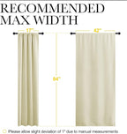 NICETOWN Blackout Curtains for Living Curtains, Window Treatment Thermal - Image 7