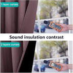 NICETOWN Bedroom Full Blackout Room Warming Curtain Panels, Super Thick - Image 4