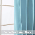 Yakamok Blackout Curtains for Bedroom, Grommet Thermal Insulated Room Darkening - Image 6
