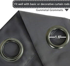 H.VERSAILTEX Blackout Patio Curtains 100 x 108 Inches - Image 4