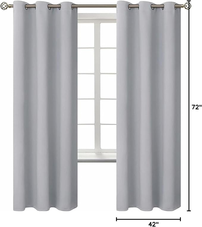 BGment Room Darkening Curtains 72 Inches Long - Image 9