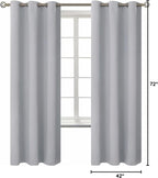 BGment Room Darkening Curtains 72 Inches Long - Image 9