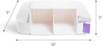Munchkin® Diaper Caddy Organizer for Changing Table, Green/White