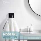 Angle Simple Towel Hook Matte Black, Coat Robe Hook, Bathroom Towel Hanger