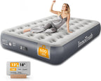 InnoTruth Air Mattress Full with Built in Pump, Inflatable Blow up Mattress, 18" Raised Colchones Inflables Air Bed for Guests & Home, Ideal for Home Use and Outdoor Camping, 600lb Weight Capacity