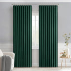 MIULEE Christmas Hunter Green Back Tab Blackout Curtains 90 Inches Long 2 - Image 9