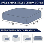 Couch Cushion Cover Seat Cushion Cover Stretch Armchair Cover Separate - Image 6