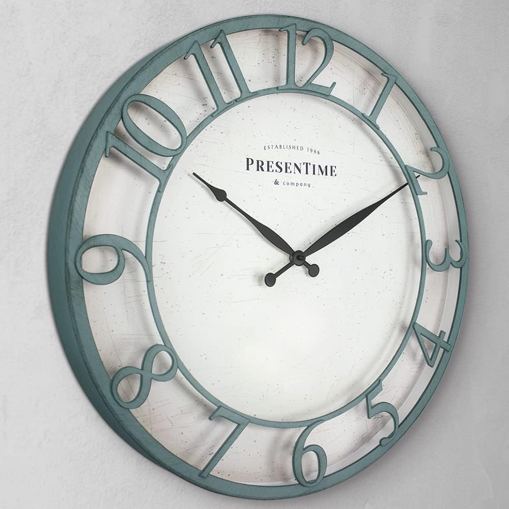 Presentime 21" Farmhouse Series Wall Clock