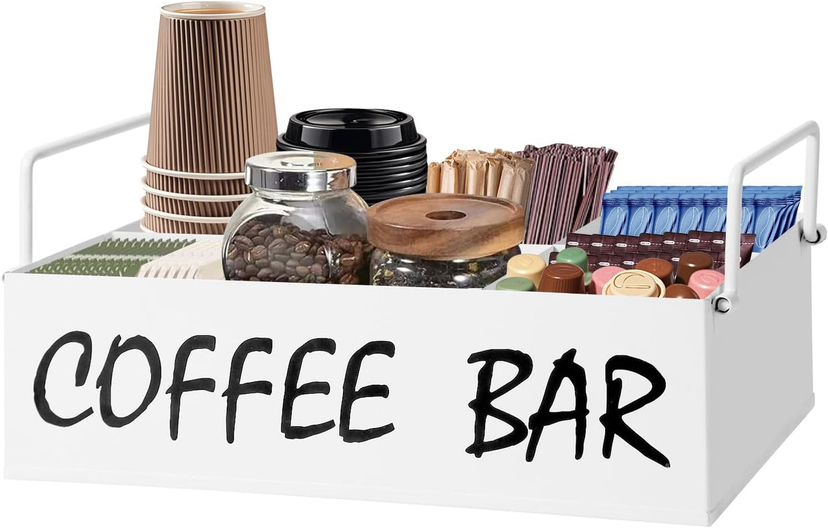 Coffee Station Organizer Metal Coffee Bar Organizer Coffee Pods Holder