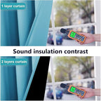 NICETOWN Full Shading Curtains 90 inches Long 2 Panels Set - Image 4