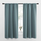 NICETOWN Greyish Blue Blackout Curtains Panels by NICETOWN