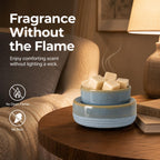 Candle Wax Melt Warmer with Timer Ceramic Electric Wax Melt 4-in-1 Oil Burner Adjusting Temperature Fits Yankee Large Jar Scented Candle for Home Decor Birthday Gifts for Women Mom Grandma Girls