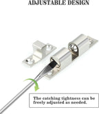 Alise Brass Double Roller Catch Cabinet Latches Door Catch 67mm,4 Pcs