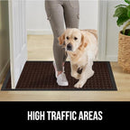 GORILLA GRIP 100% Waterproof All-Season WeatherMAX Doormat, US Designed Natural - Image 6