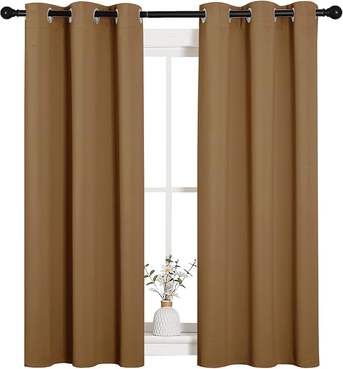 NICETOWN Sleek Blackout Curtains 54 inches Length - Image 2