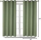 BGment Room Darkening Curtains 45 Inches Long - Image 8