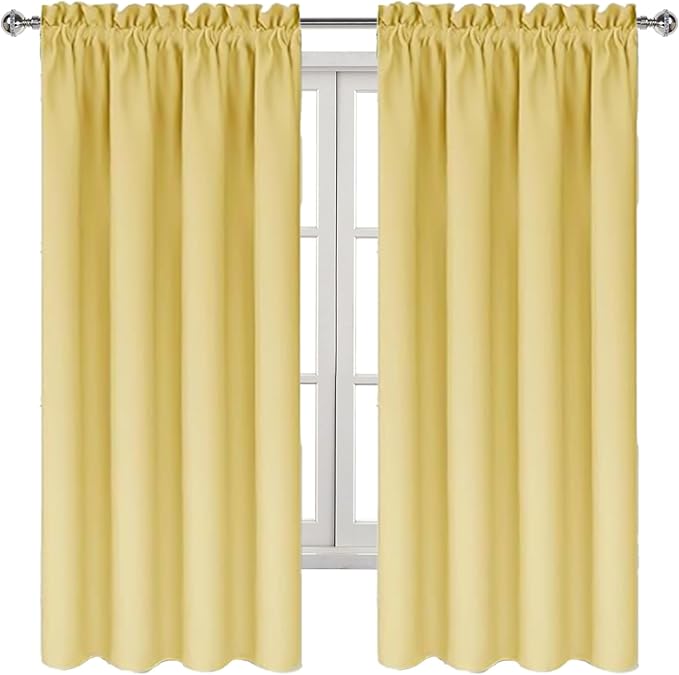 DWCN Blackout Curtains for Bedroom – Rod Pocket Thermal Insulated Noise - Image 9