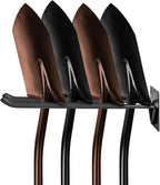 2Pcs Shovel Holder Wall Mount, Ladder Hangers, Rake Racks, Large Garden Tool Hook Organizers, Heavy Duty Garage Utility Hooks for Hanging Yard Tools, Chairs, Bikes and More