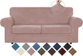 WEERRW Velvet Couch Covers for 2 Cushion Couch Sofa by WEERRW