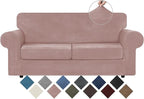 WEERRW Velvet Couch Covers for 2 Cushion Couch Sofa by WEERRW