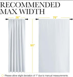NICETOWN Bedroom Window Curtain Panels - Image 7