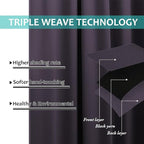 NICETOWN 100% Blackout Window Curtain Panels, Cold and Full Light Blocking - Image 6